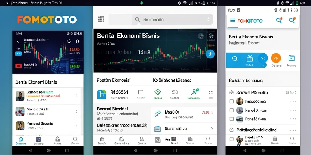 Tampilan antarmuka FOMOTOTO yang informatif dan menarik.