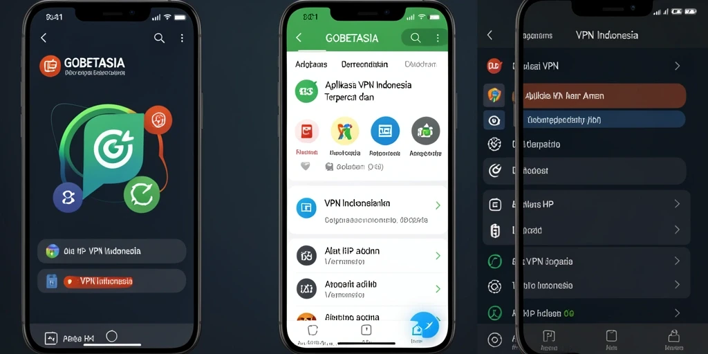 Antarmuka pengguna GOBETASIA yang sederhana dan efektif.