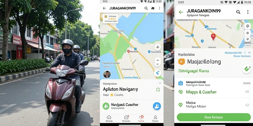 Antarmuka pengguna <strong>JURAGANKOIN99</strong> yang intuitif untuk Navigasi Motor.