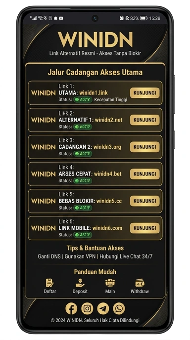 Tampilan link alternatif winidn