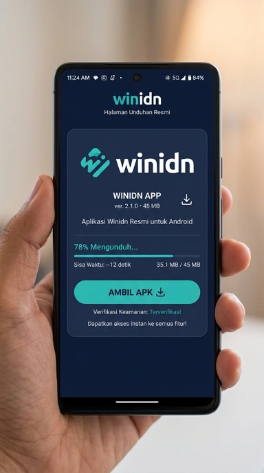 Tampilan halaman APK winidn
